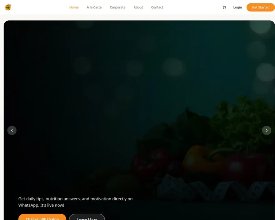 Get UBI — live site screenshot